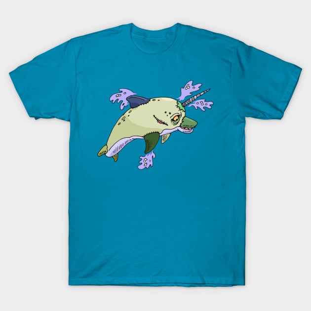 Undead Dolphin T-Shirt by GOATSgear